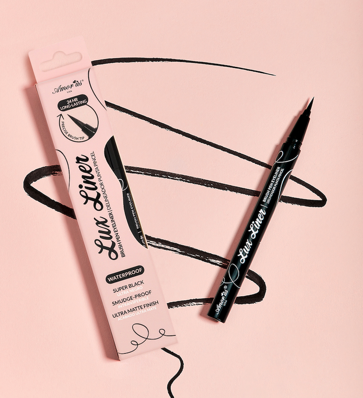 Black Brush Tip Waterproof Eyeliner