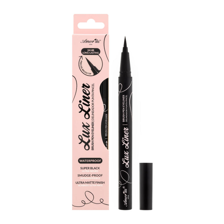 Black Brush Tip Waterproof Eyeliner