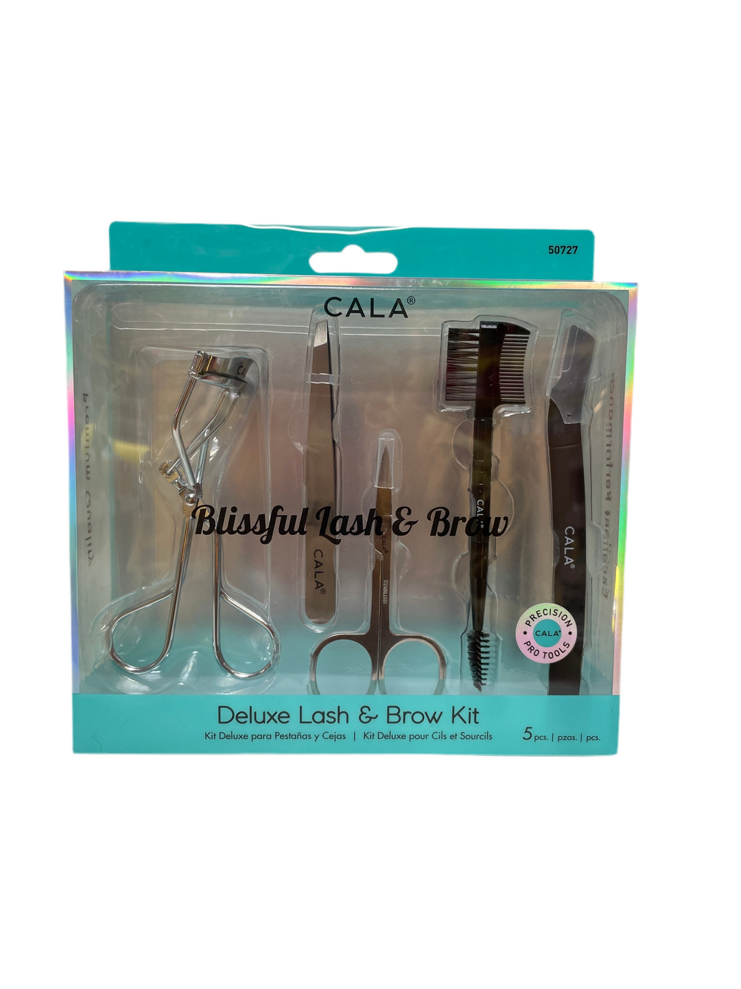 CALA Blissful Lash and Brow Deluxe 5 Piece Grooming Kit Set