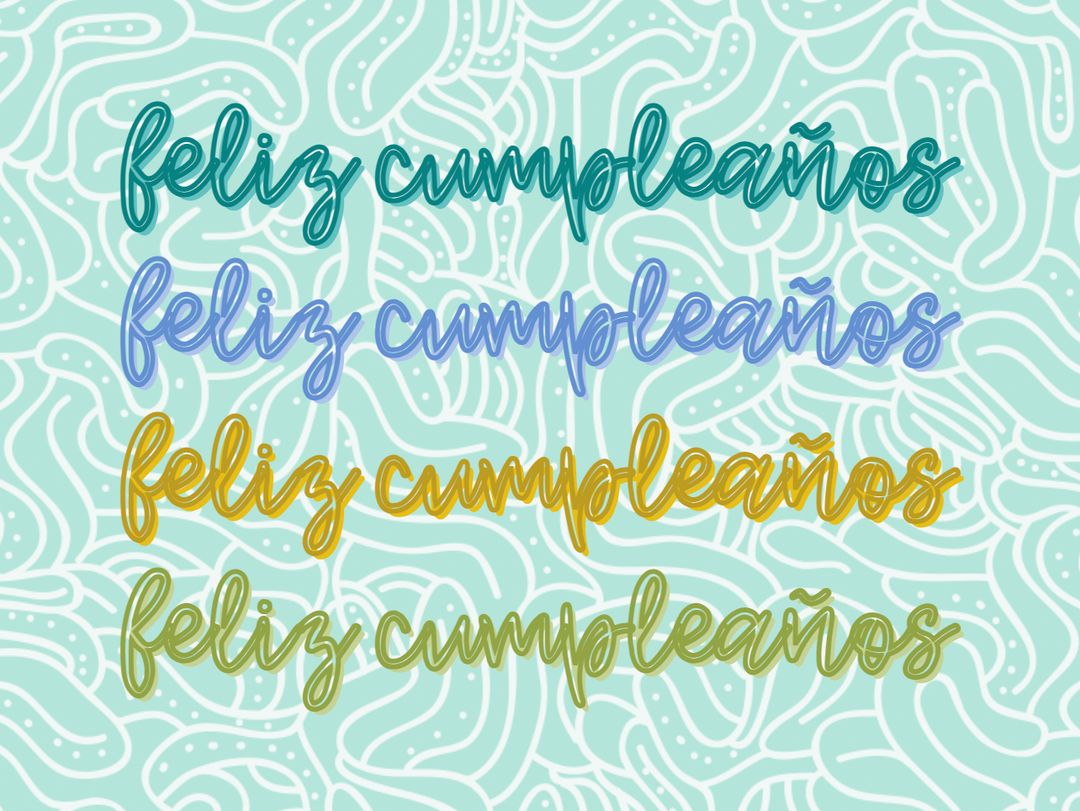 Feliz Cumpleanos Greeting Card