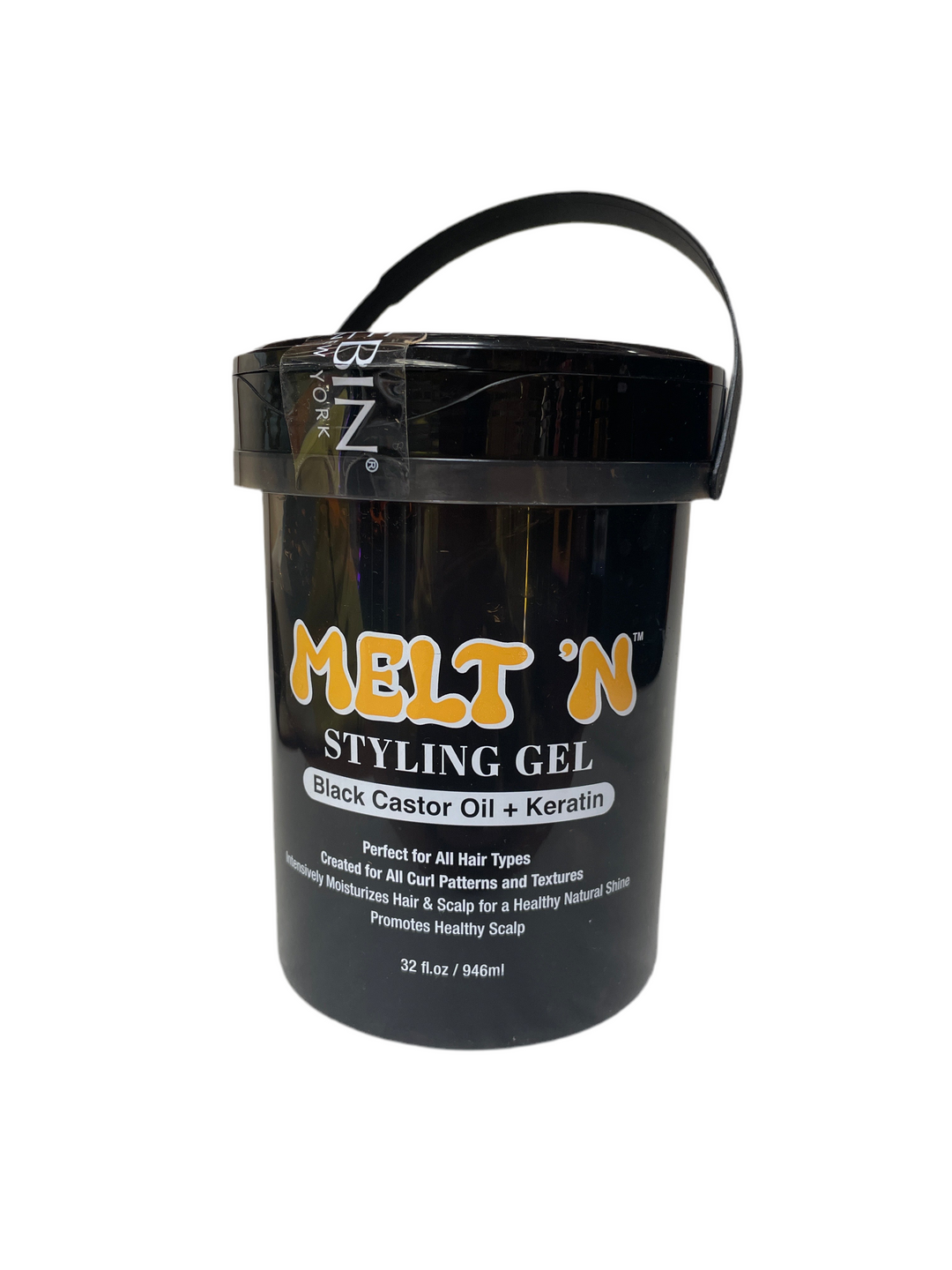EBIN MELT'N Styling Gel - Black Castor Oil + Keratin 32oz