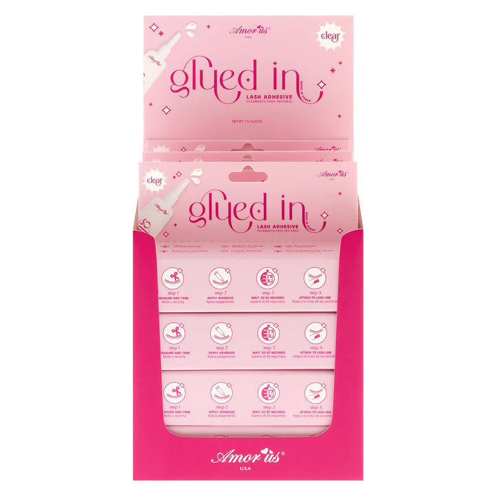 GLUED IN LASH ADHESIVE CLEAR