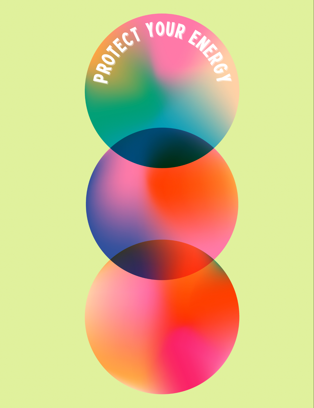Protect Your Energy Greeting Card