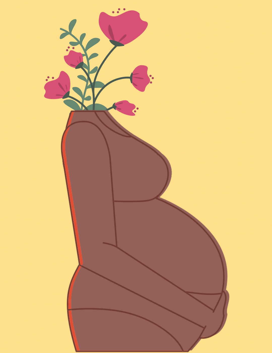 Expecting Mama Greeting Card