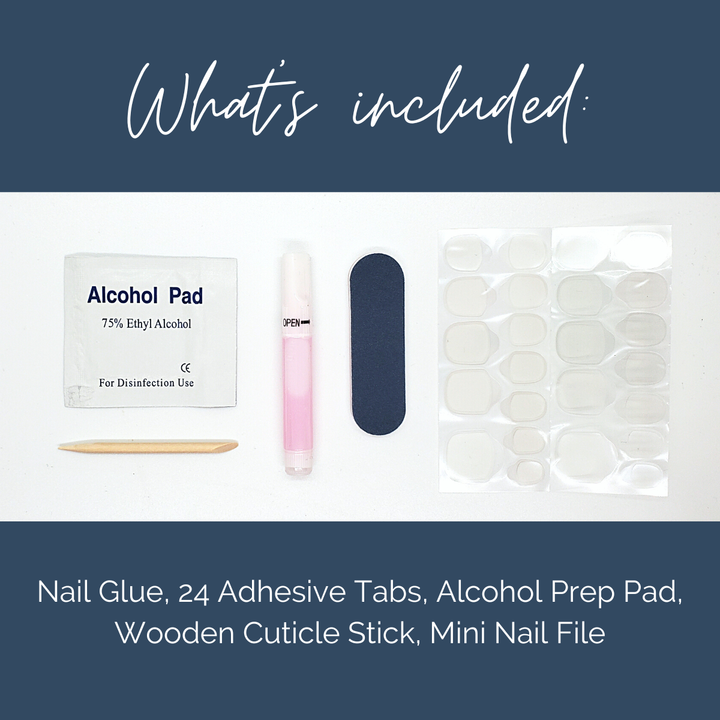 Blue Velvet Cat Eye Glitter Winter Press-On Nails