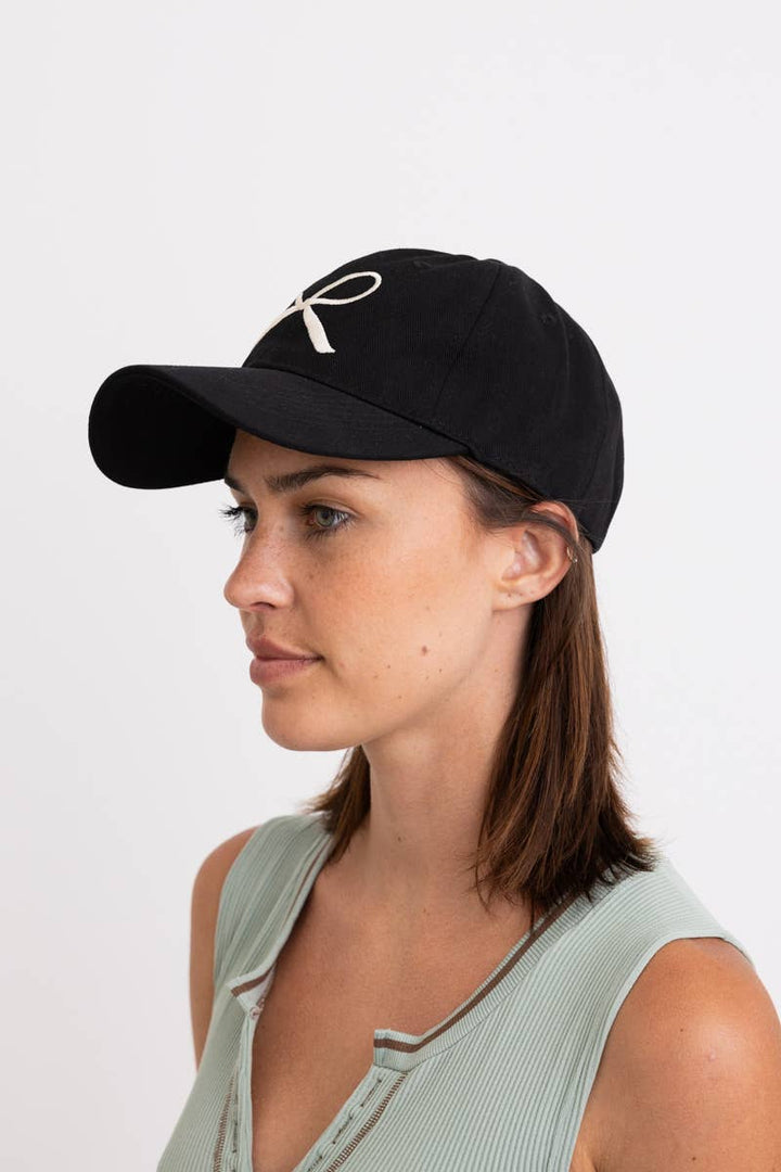 Bow Ribbon Embroidered Baseball Cap🎀⚾️