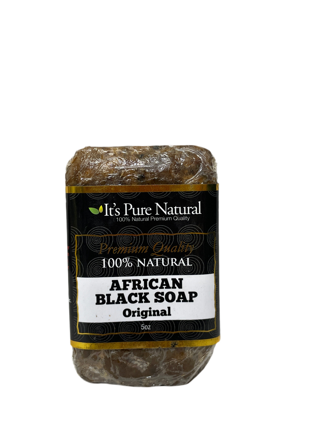 It's Pure Natural African Black Soap, Original 6oz