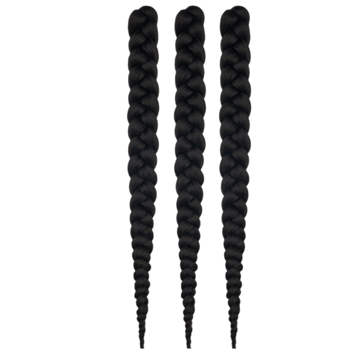 Dosso Beauty - 3 Bundle Pack Pre-stretched Hypoallergenic Braiding Hair