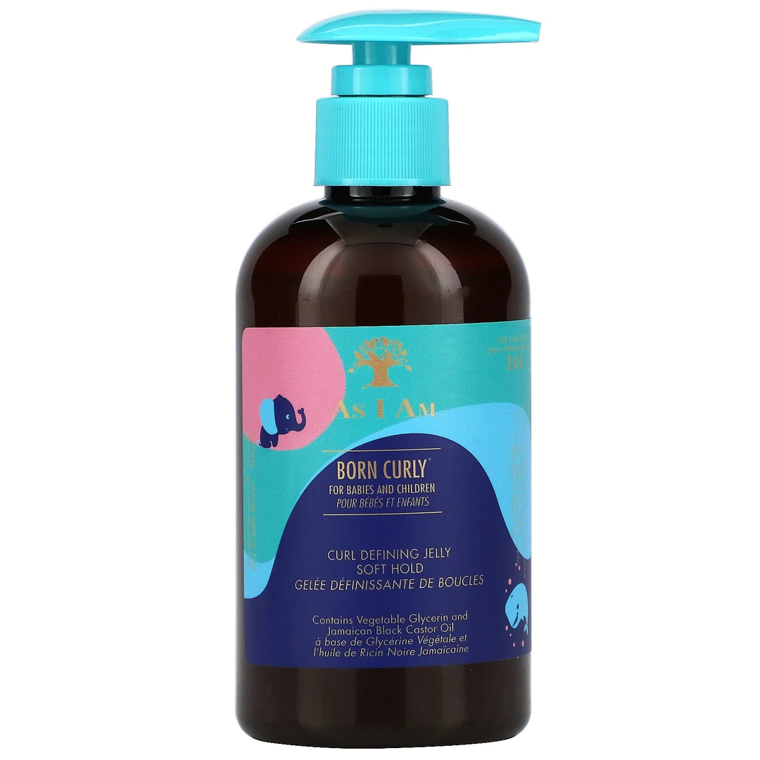 As I Am Born Curly Soft Hold Curl Defining Jelly for Babies and Children