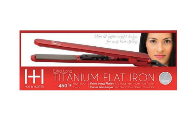 Annie 5894 H H Extra Long Titanium Flat Iron Della s