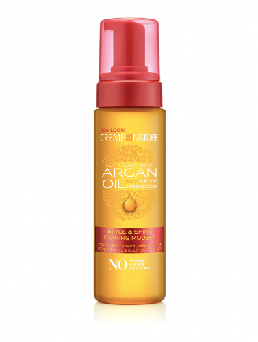 Creme of Nature Argan Oil Style & Shine Foaming Mousse