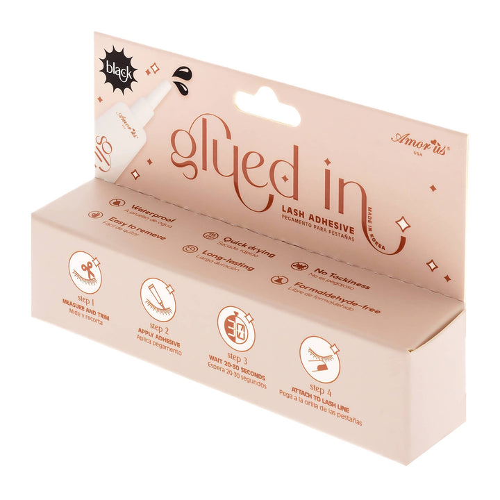 GLUED IN LASH ADHESIVE BLACK