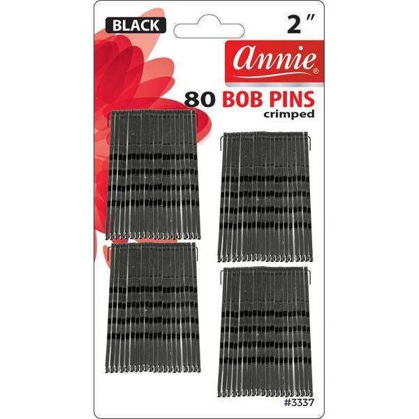 Annie Bobby Pins 2" 80Ct Black