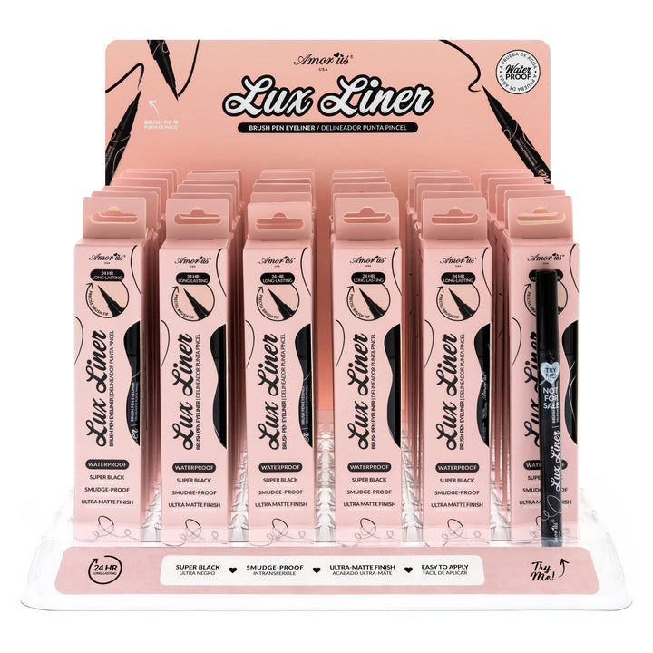 Black Brush Tip Waterproof Eyeliner
