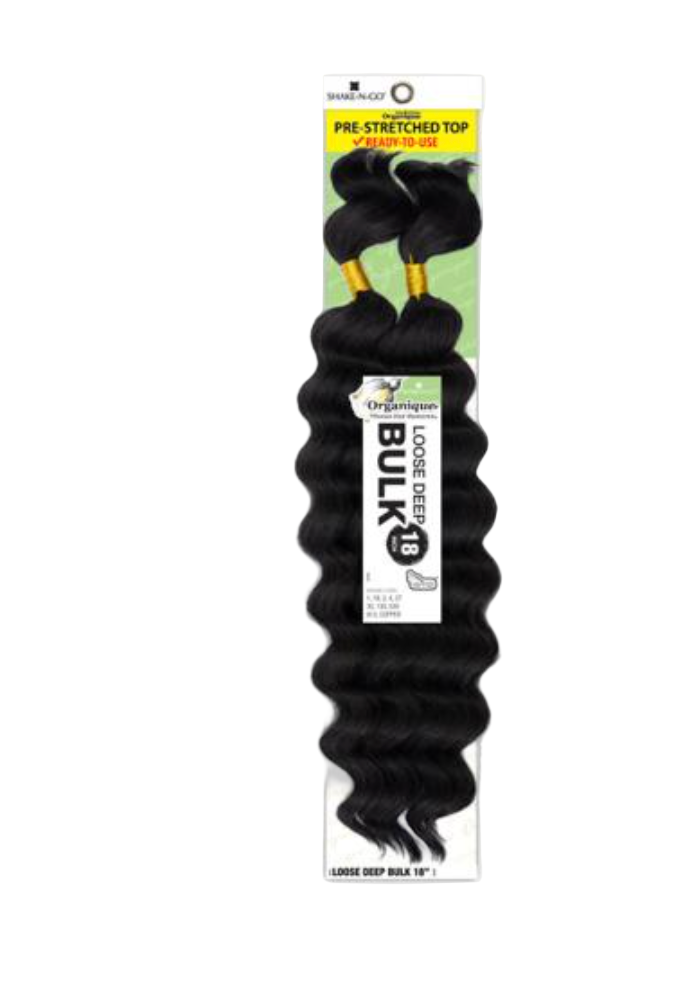 Oranique Shake N Go - Loose Deep Bulk Boho Hair - 18"
