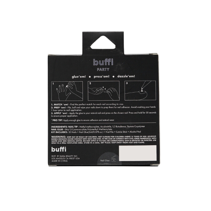 Buffi Press-On Nails - Pop Art