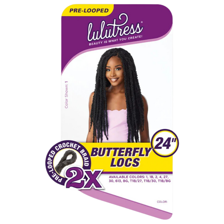 Lulutress 2X Butterfly Locs 24"