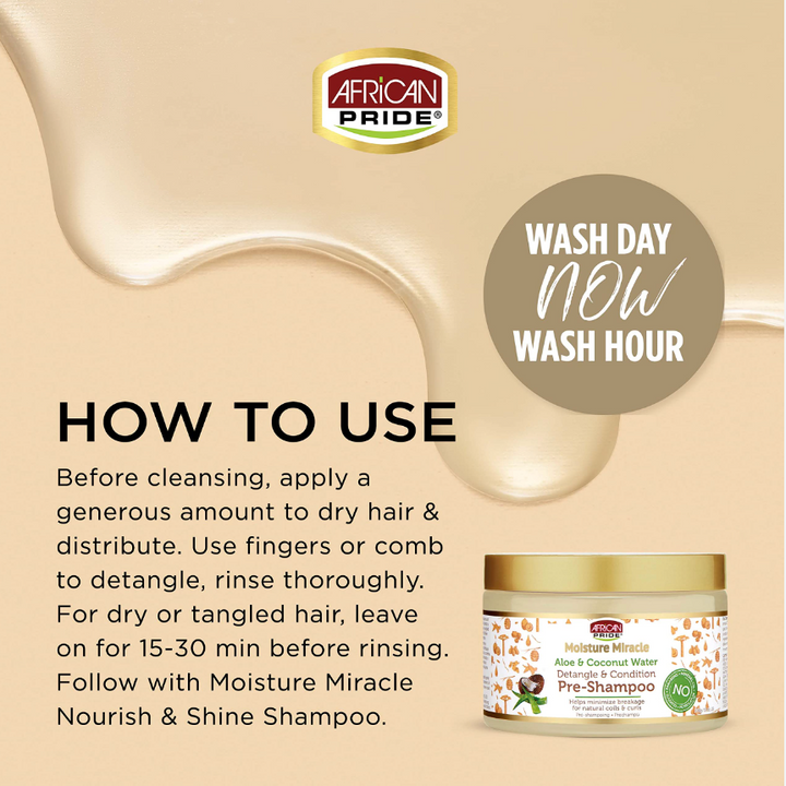 African Pride Aloe & Coconut Water Pre-Shampoo