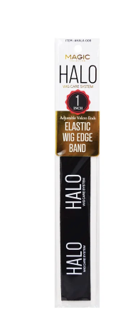 Black Elastic Wig Band with Velcro