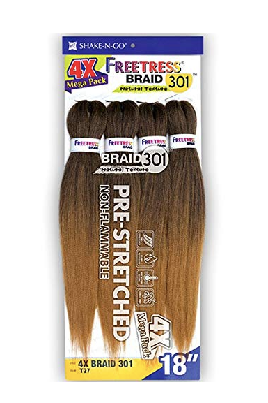 Freetress Pack Pre-Stretched Braiding Hair – Della's