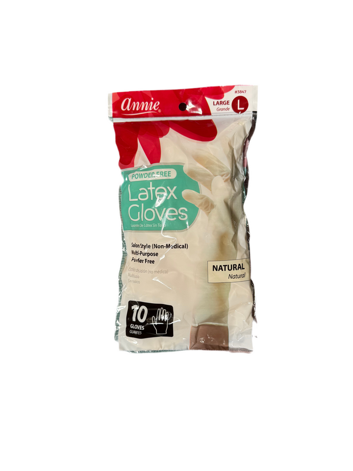 Annie White Latex Gloves (10 pcs)