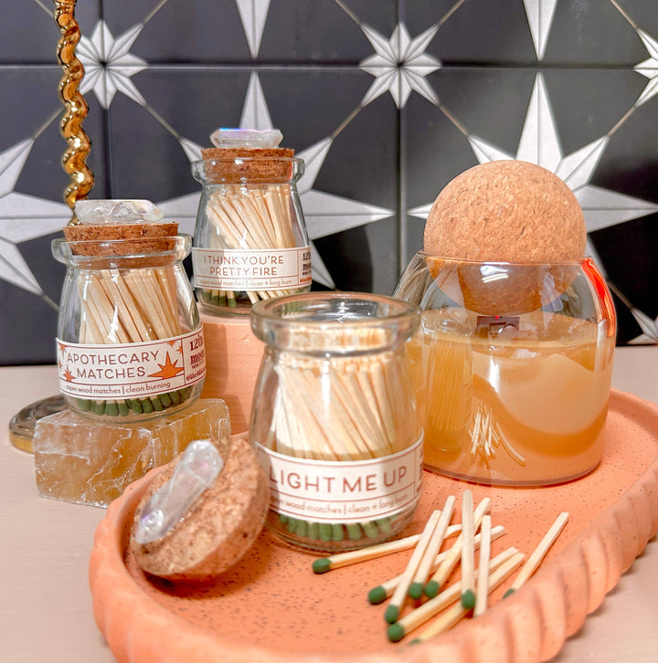 Apothecary Match Jar: Light Me Up