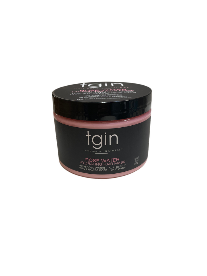 TGIN Rose Water Hydrating Hair Mask- 12oz