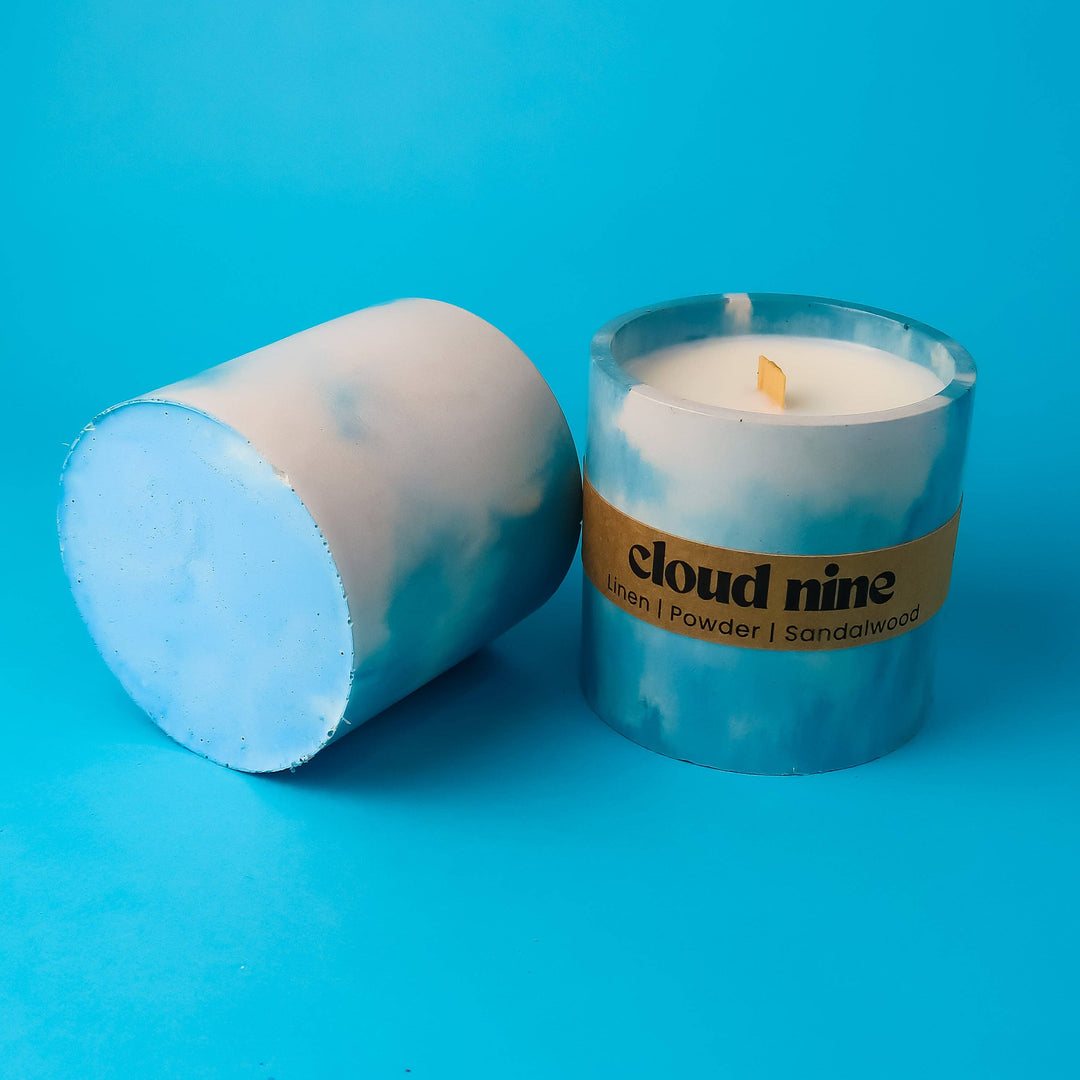 Cloud Nine Concrete Candle