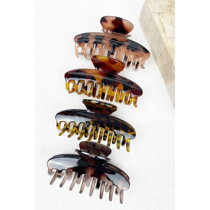 Tortoise ShellLeopard Hair Clips