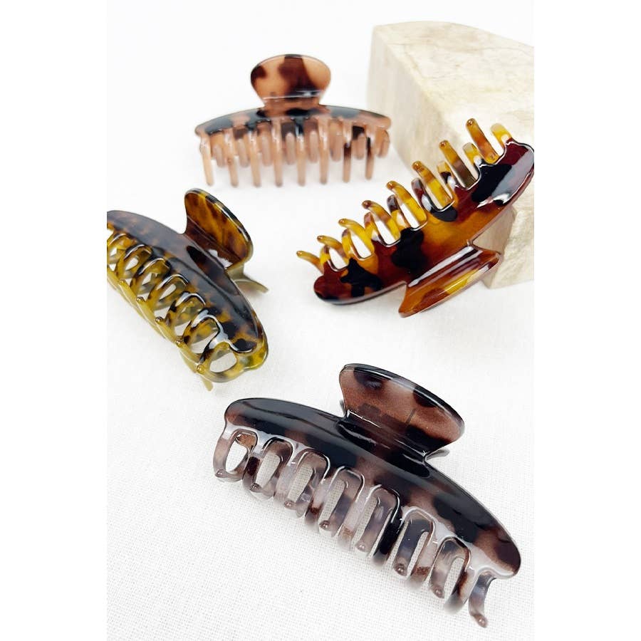 Tortoise ShellLeopard Hair Clips