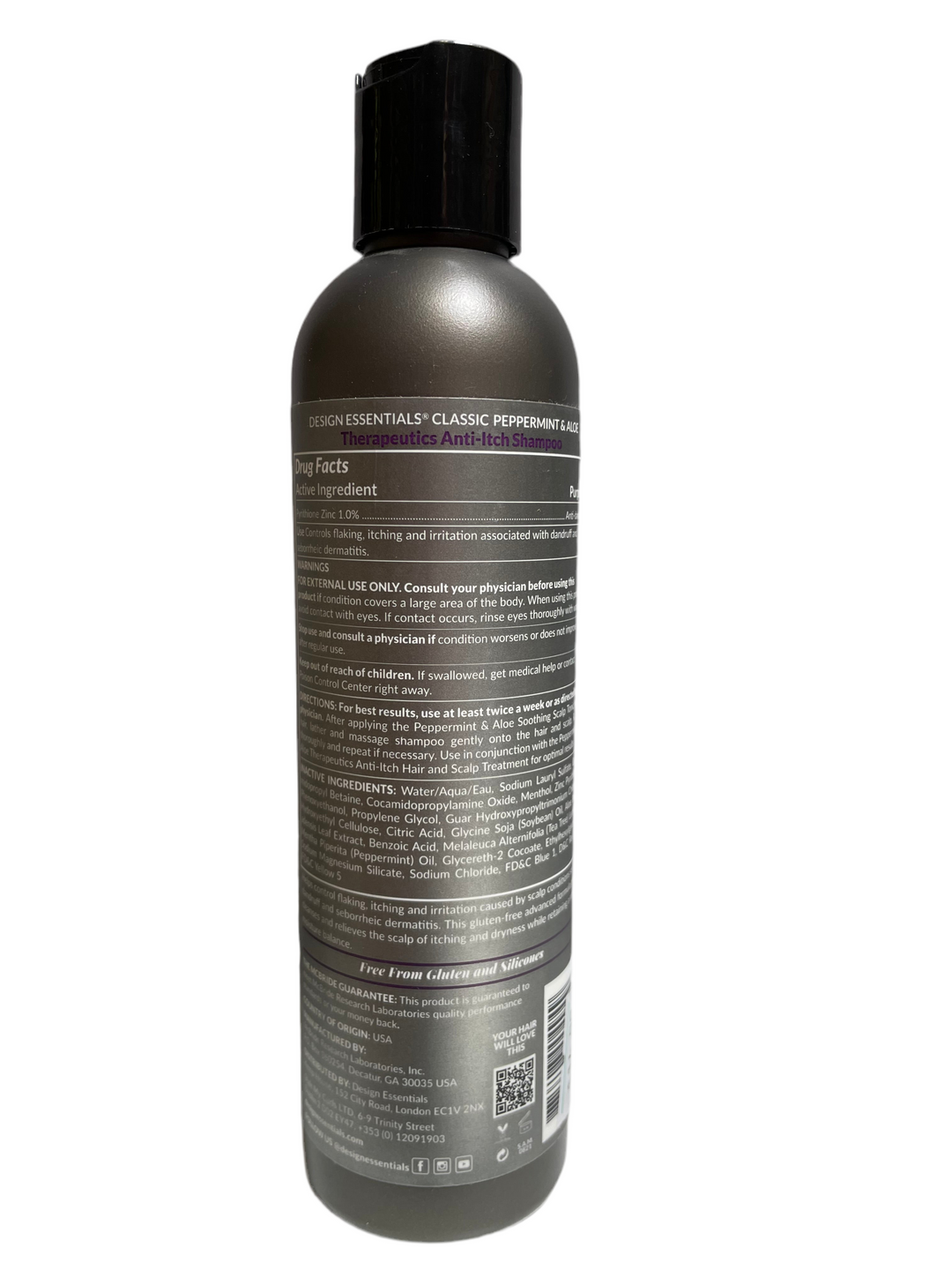 Design Essentials Peppermint & Aloe Design Anti-Itch Shampoo