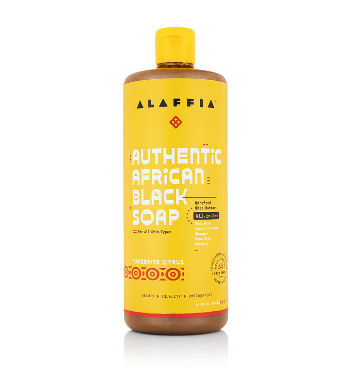 Alaffia - Authentic African Black Soap All-In-One - Tangerine Citrus