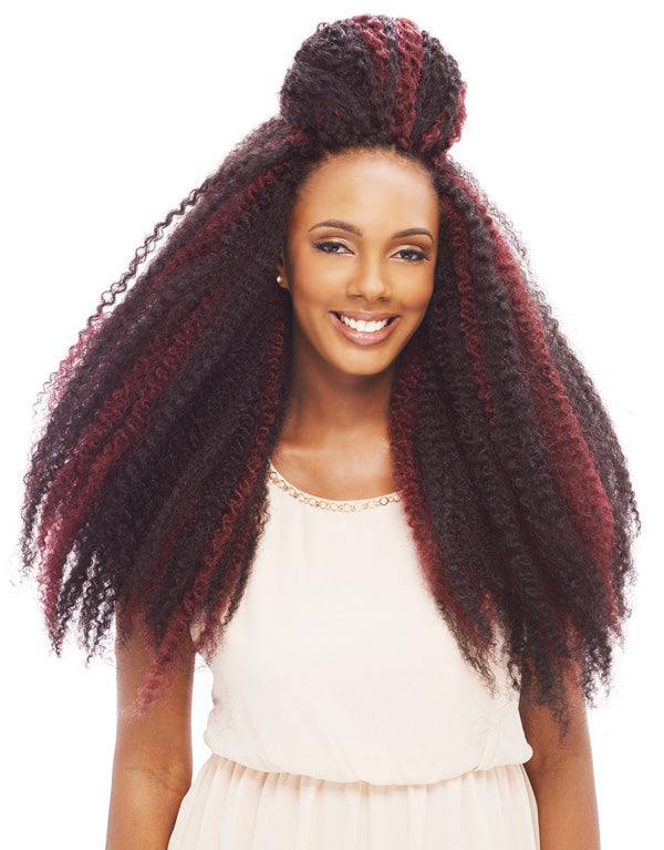 No.128 チャーム　アソート　6ペア Janet Collection Afro Twist Marley Hair 6X. – Della's