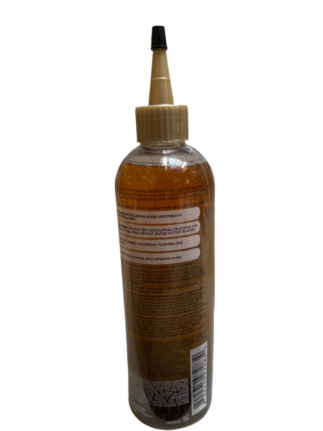 African Pride Black Castor Miracle Braid & Scalp Cleansing Rinse