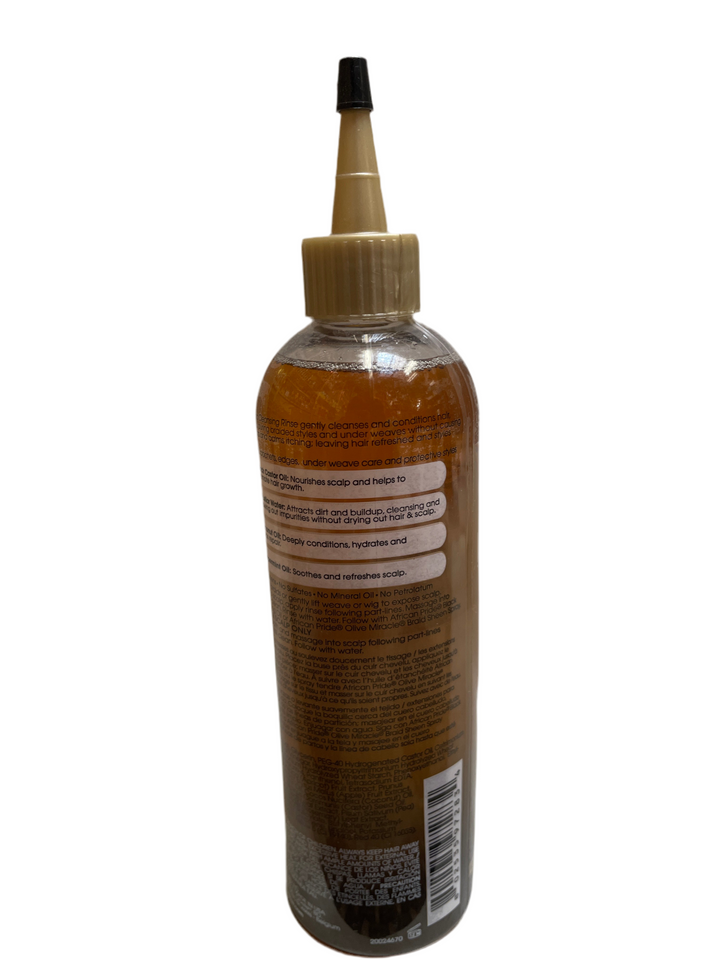 African Pride Black Castor Miracle Braid & Scalp Cleansing Rinse