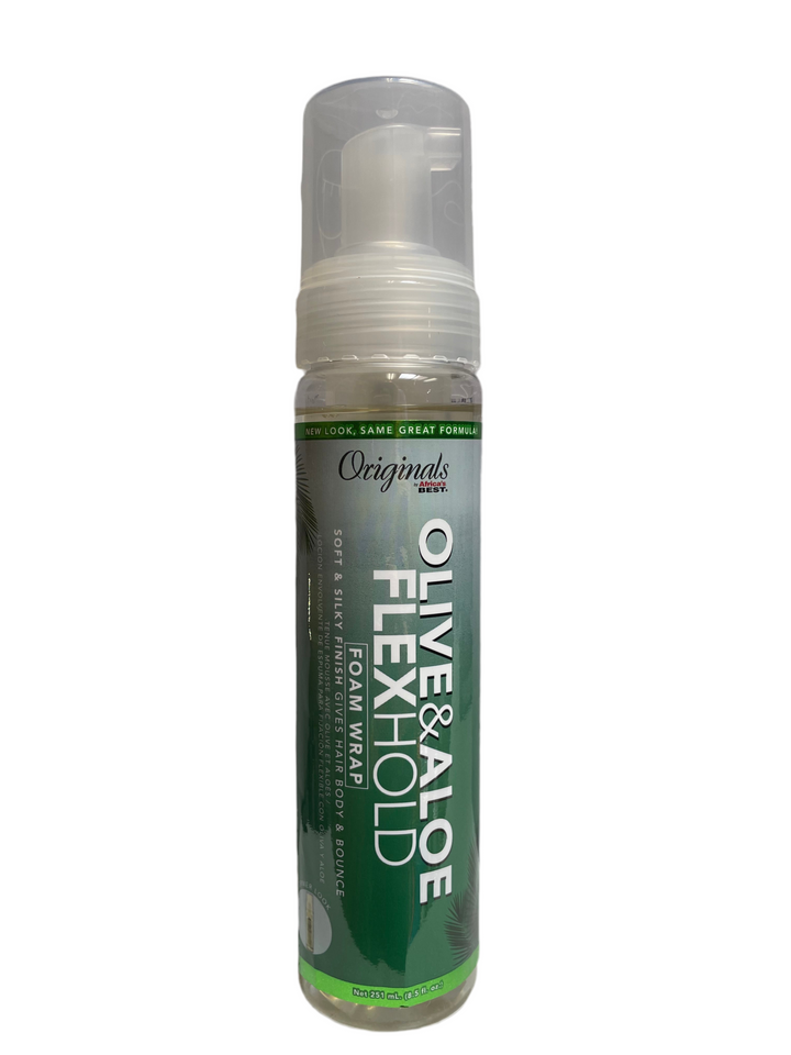 Originals by Africa’s Best Olive & Aloe Flex Hold Foam Wrap
