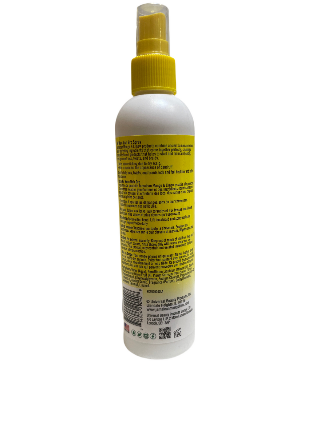 Jamaican Mango & Lime No More Itch Gro Spray