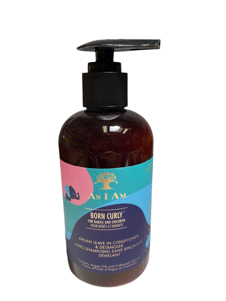 As I Am Born Curly Argan Leave In Conditioner for Babies and Children