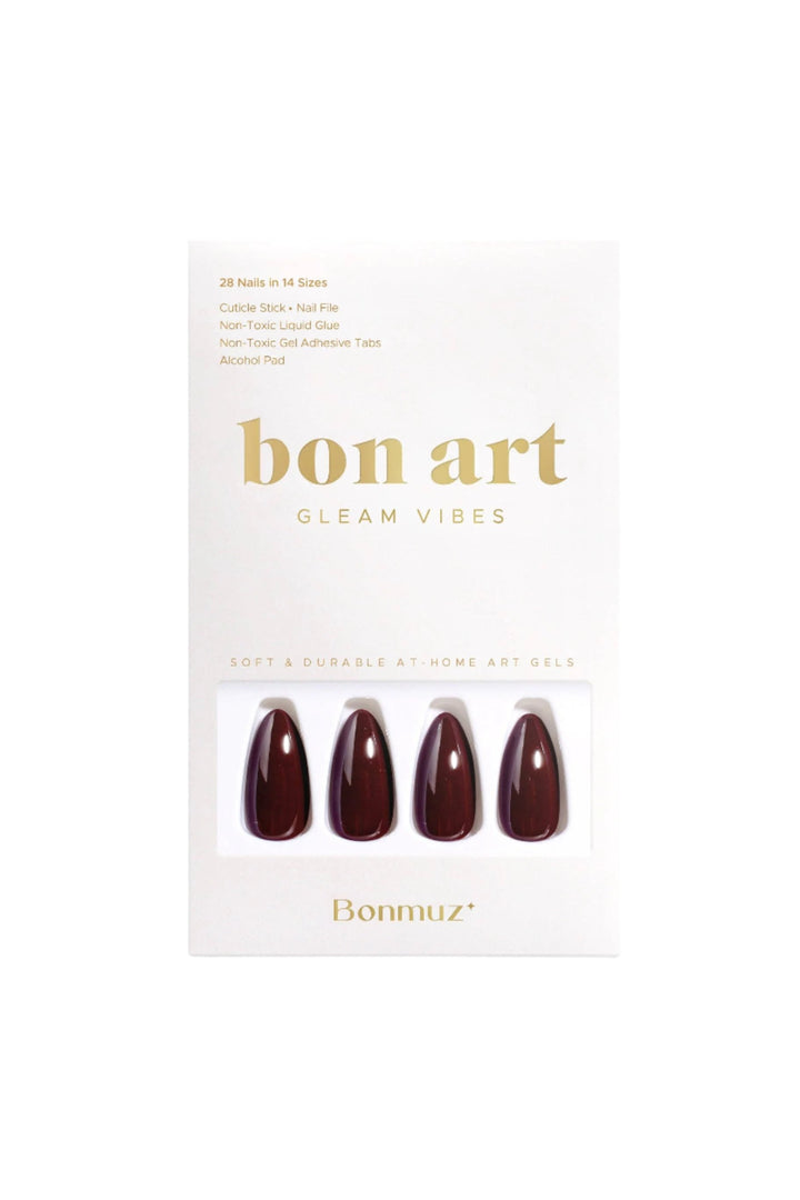 Bonmuz - Cherry Sugar Pop | Soft & Durable Press-On Nails