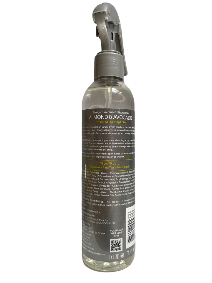 Design Essentials Almond & Avocado Twist & Setting Lotion