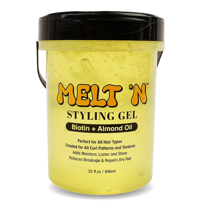 EBIN MELT'N Styling Gel - Almond Oil + Biotin 32oz