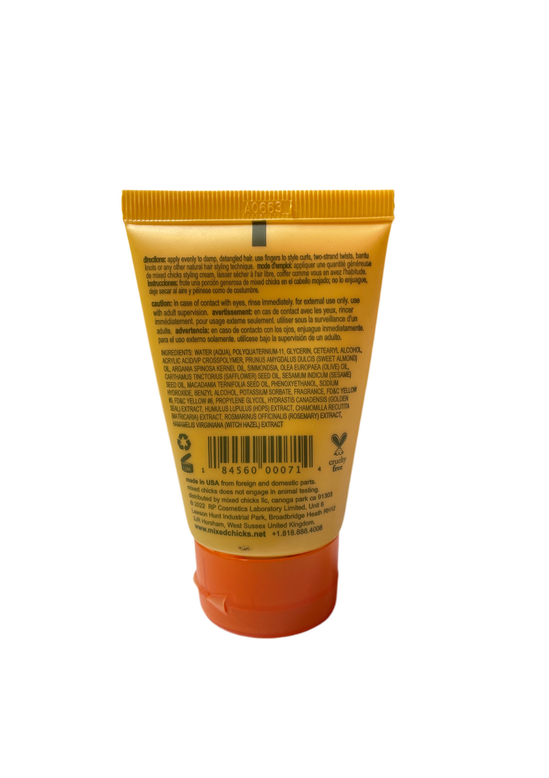 Mixed Chicks - Travel Size - Coil, Kink & Curl Styling Cream 2 Oz (60 ml)