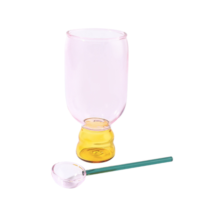 Cocktail Glass Mug & Spoon Gift Set