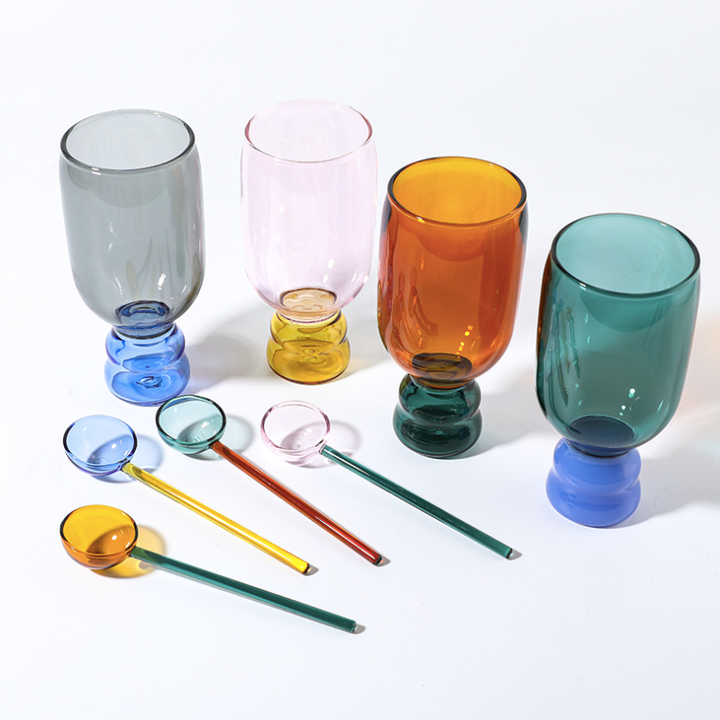 Cocktail Glass Mug & Spoon Gift Set