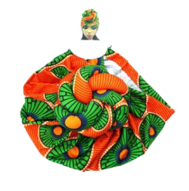 African Print Turban Headwrap