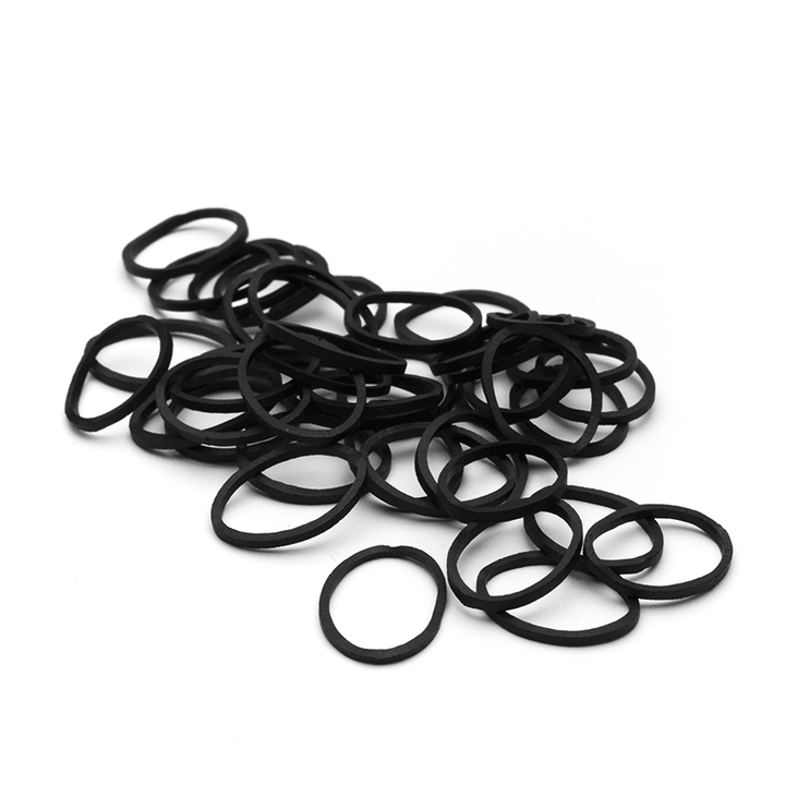 Annie Rubber Bands 500Ct Black Tub