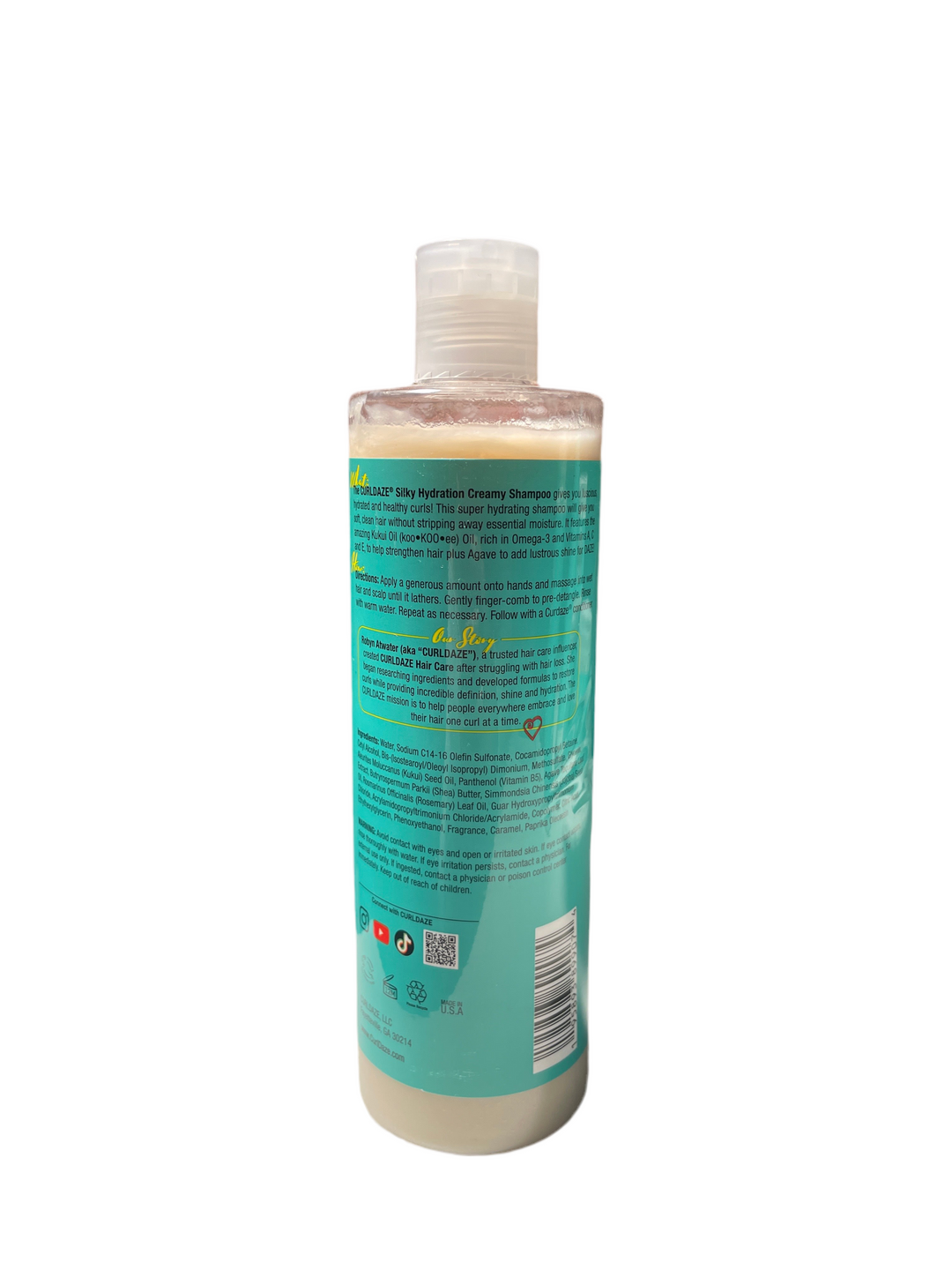 CurlDaze Silky Hydration Cream Shampoo