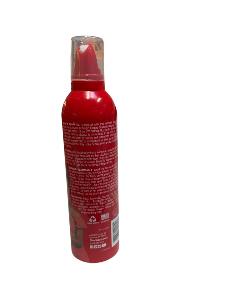 Ampro Shine N' Jam Magic Fingers Hair Mousse