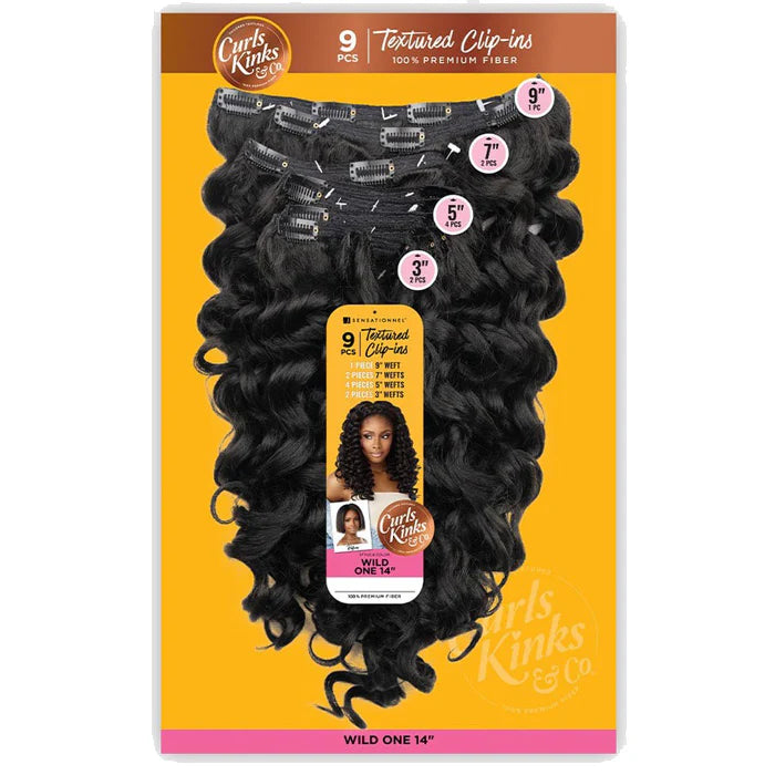 Sensationnel Curls Kinks & Co. Textured Clip-Ins - Wild One