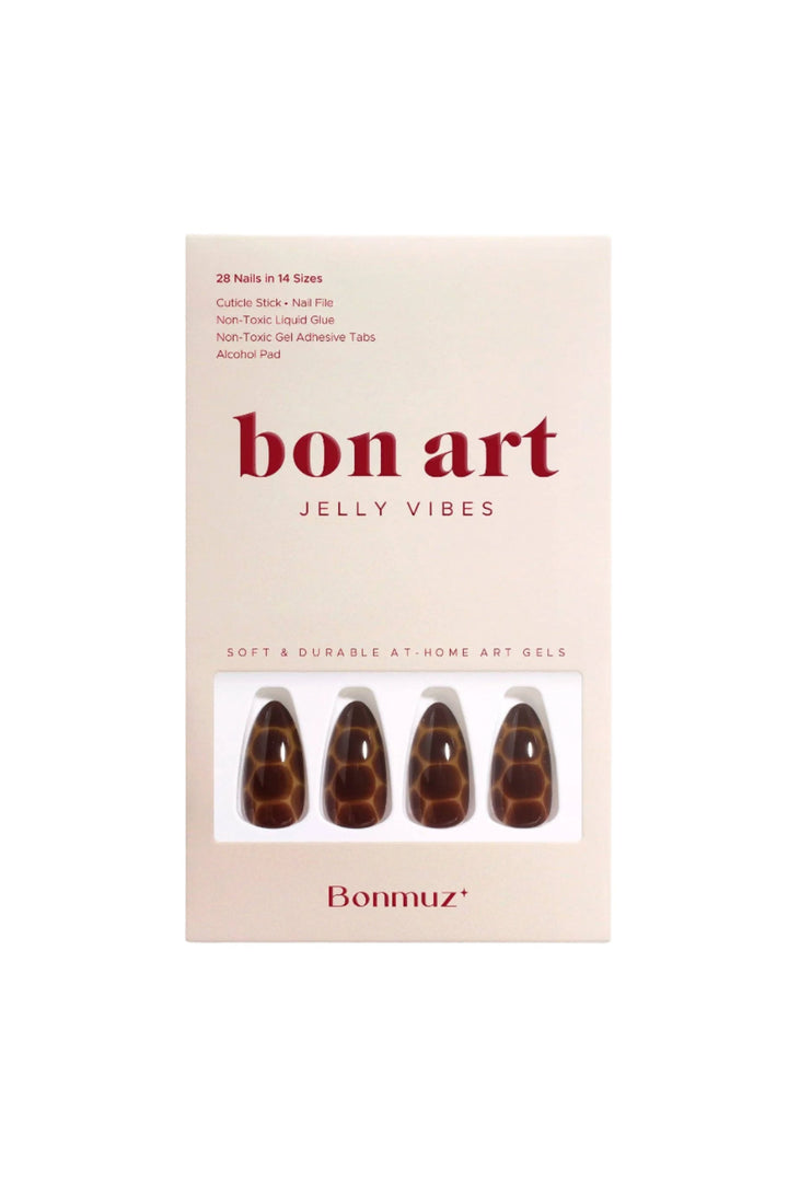 Bonmuz - Cocoa Nouveau | Soft & Durable Press-On Nails